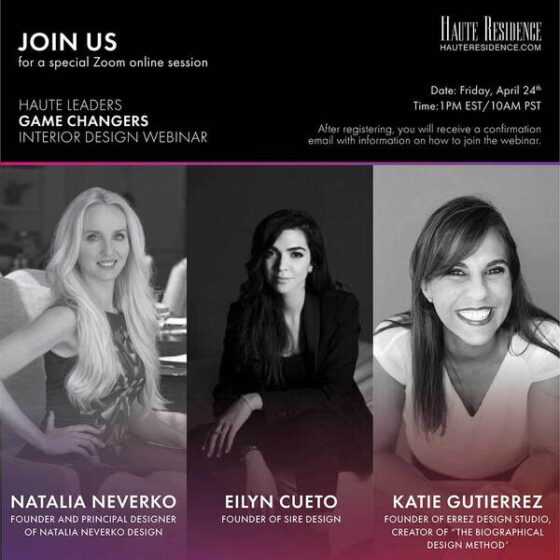 Live Interior Design Webinar